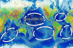 The Great Pacific Garbage Patch is located within the North Pacific Gyre